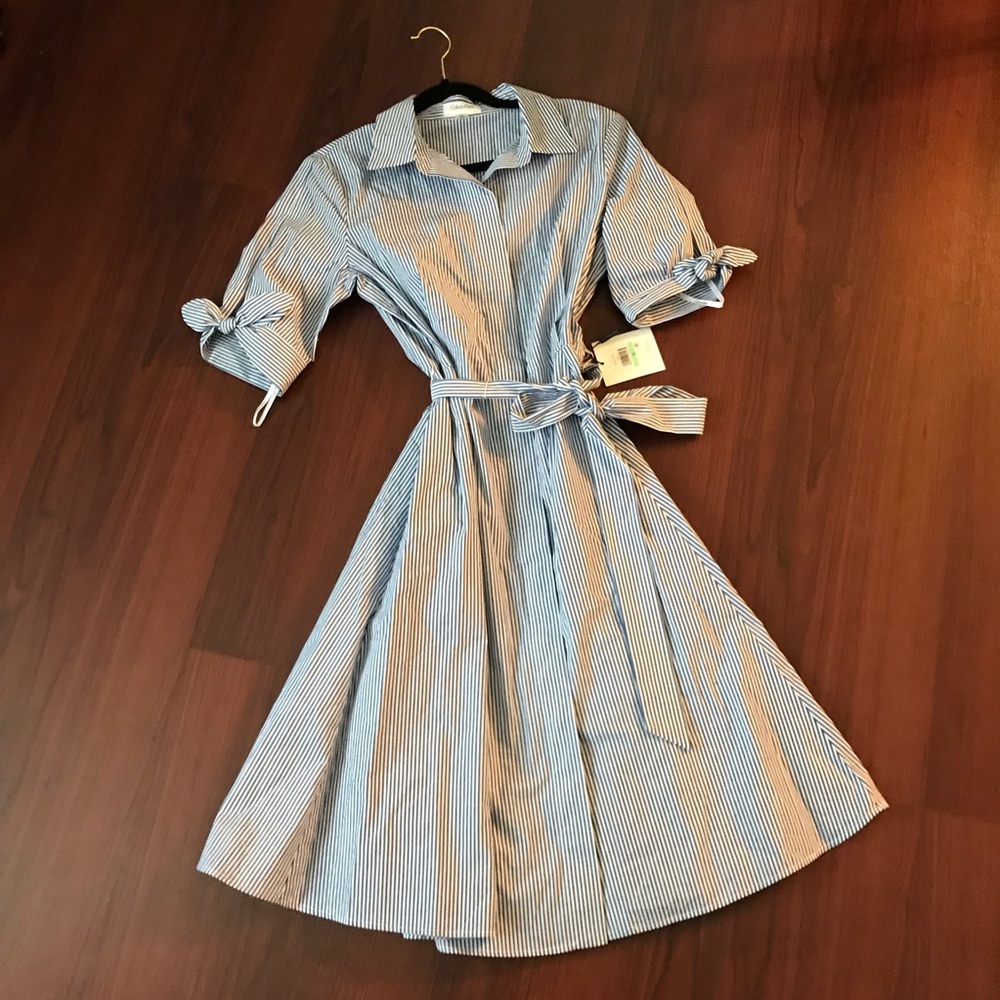 Calvin Klein striped dress